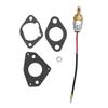Carburetor Fuel Solenoid Replacement 24 757 45 S with Gaskets For Kohler Command and Courage Engines