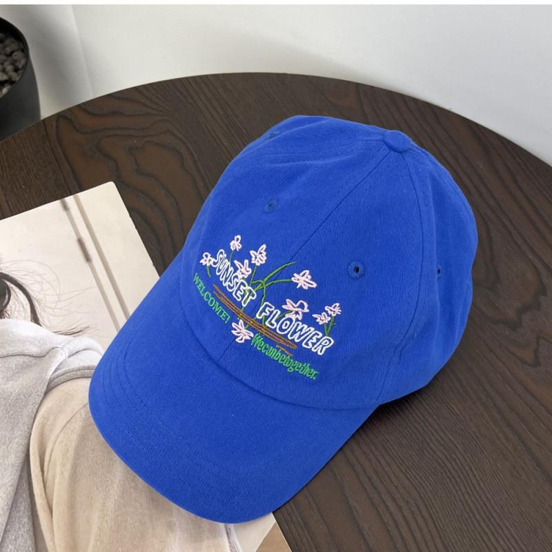 Embroidered Cotton Baseball Cap For Women With Sun Protection And Breathability Perfect For Casual Wear