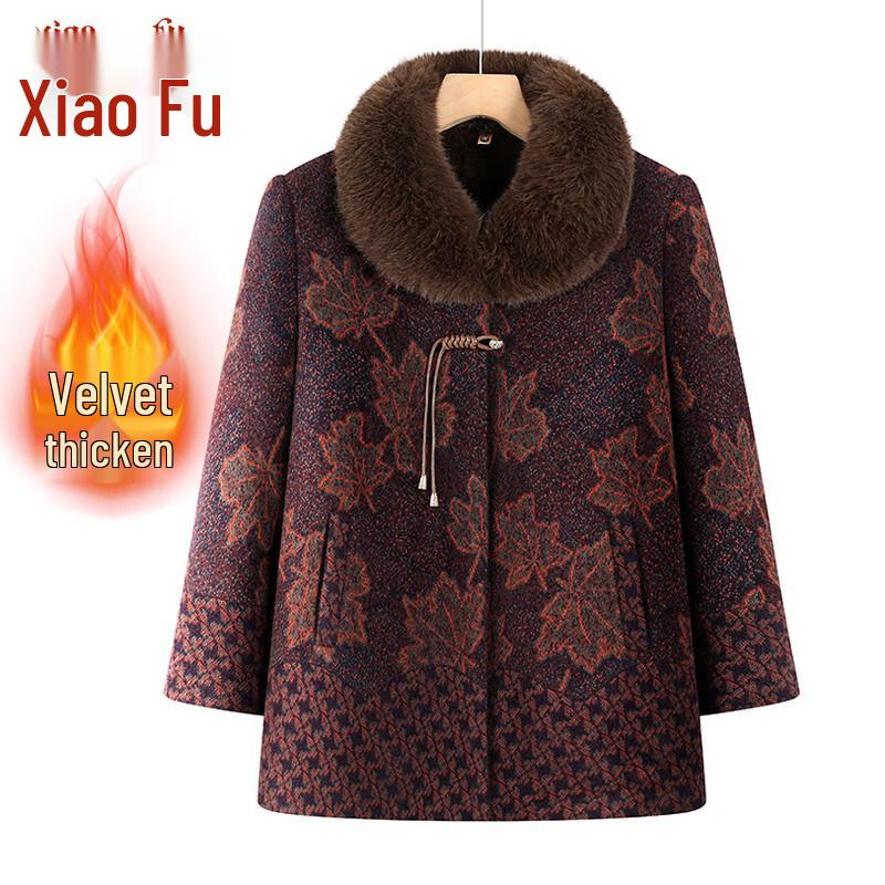 Xiao Fu Women s Faux Mink Lined Winter Coat 3XL