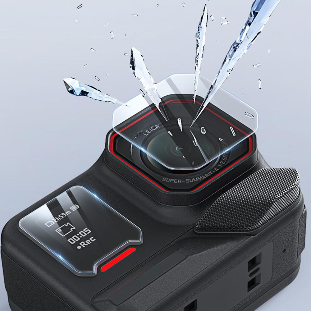 Tempered Glass Protection Glass Film Ultra HD Camera Lens Protector Glass Film for Insta360 Ace Pro 2 Protection Accessories Set