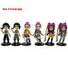 6pcs/Set Kpop Demon Hunters Figure Toy Cartoon Rumi/Mira/Zoey Action Figure PVC Desktop Decoration Model Doll Toy Fans Gift