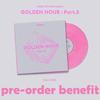 Pre-order ATEEZ 14th Mini Album GOLDEN HOUR: Part.5 Pink LP Ver. & KQ SHOP POB