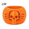 Funny Halloween Party Gift Skull Pumpkin Pen Holder, Gothic Decorative Pencil Cup, Spooky Unique Desk Stationery Organizer for Home Decor Room