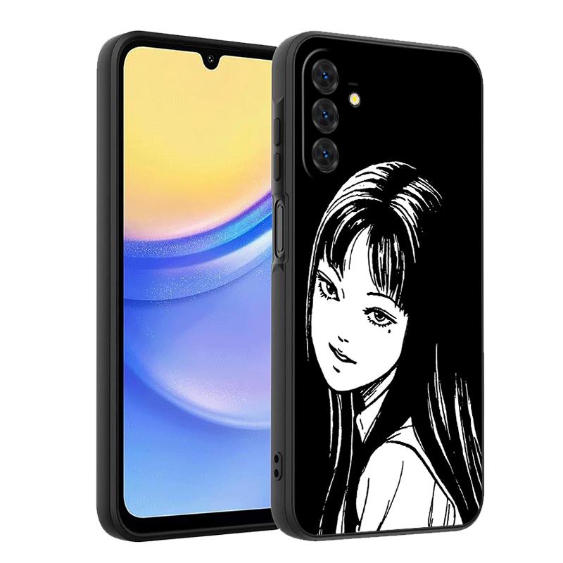 Japanese Horror Anime Soft Phone Case for Samsung A17 A37 A57 A16 A26 A36 A56 A15 A25 A35 A55 A14 A24 A34 A54 A13 A23 A33 A53 A5