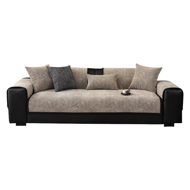 New High-end Chenille Sofa Cushion Four Season Universal Thickening Fixed Anti Slip Sofa Cushion For Living Room Decoration
