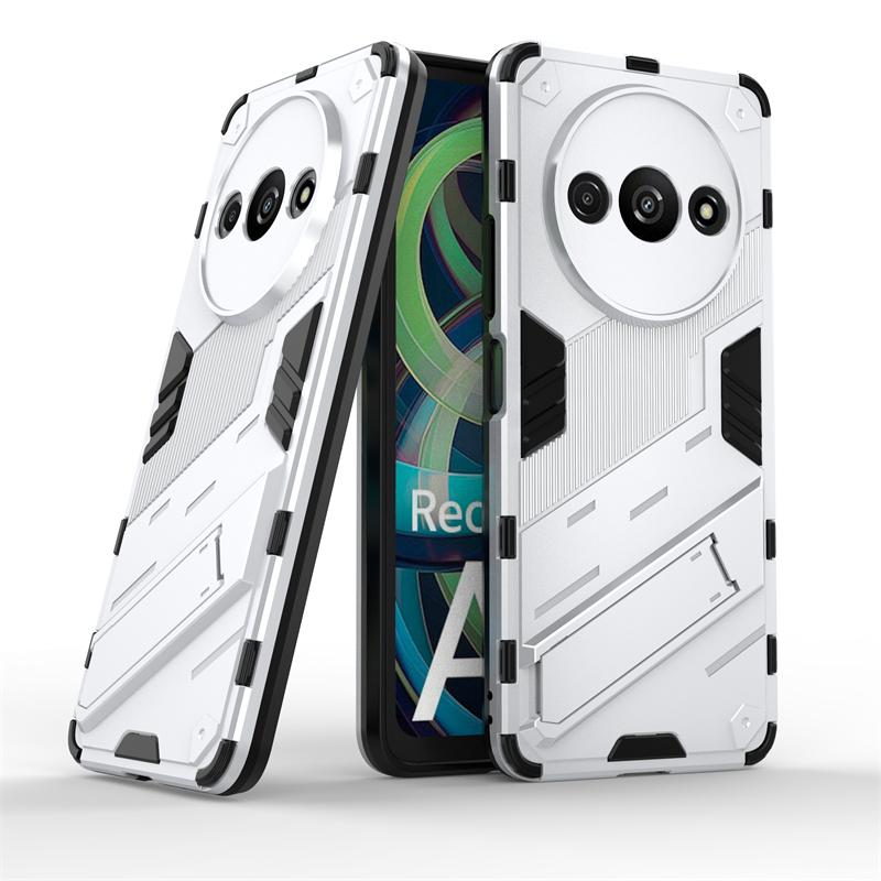 For Xiaomi Poco C61 Case Cover Poco C61 Capas New Phone Bumper Back Armor Kickstand Shockproof Cover For Poco C61 C 61 Fundas