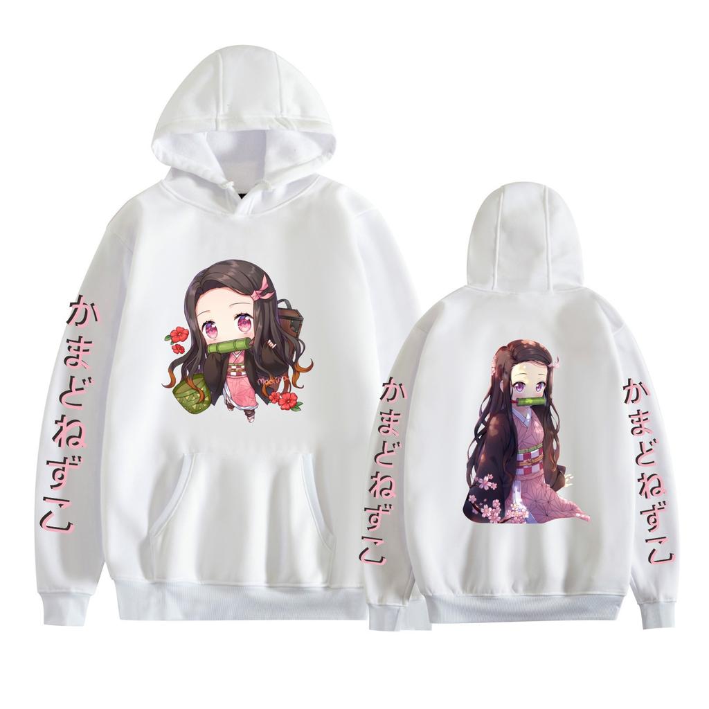 Demon Slayer Autumn/Winter New Thickened Fleece-lined Hoodie Loose Hip Hoodie 0059