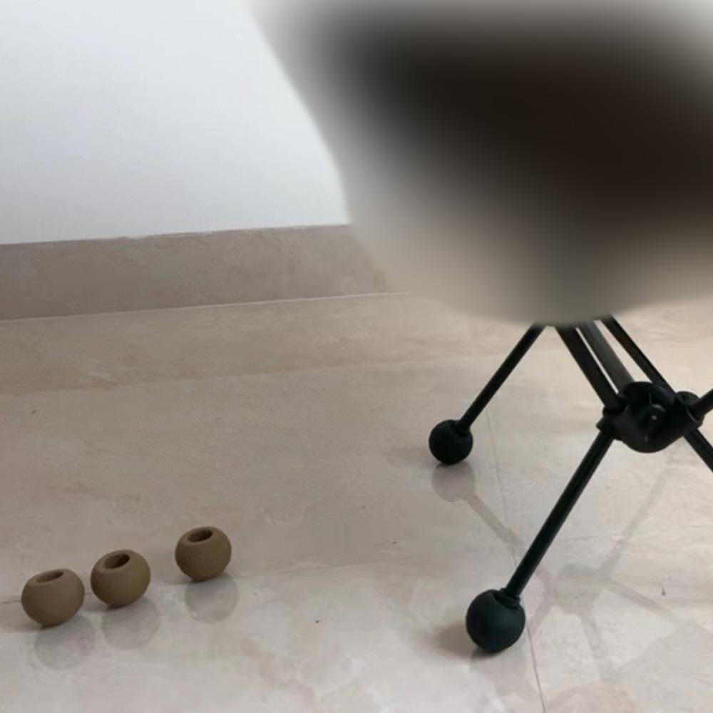 4pcs Moon Chair Foot Cover Camping Chair Foot Protectors Stabilizing Rubber Ball Feet Pad