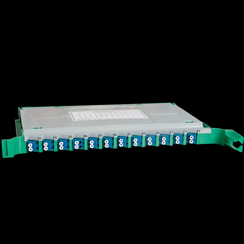 Hainai 24-Core 1U 19-inch Rack Mount ODF Fiber Optic Patch Panel