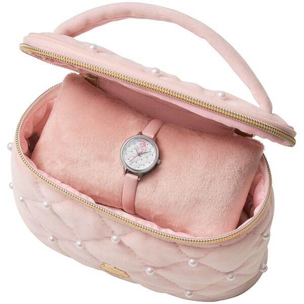 Angel Heart My Melody Collaboration Women's Leather MM24SS Wrist Watch