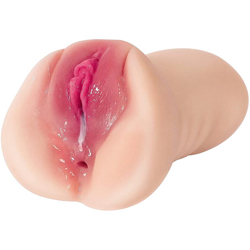 Onanikopp Vagina For Menn Sexleketøy Lomme Kunstig Vagina Maiden Deep Throat Mann Masturbator Myk Silikon