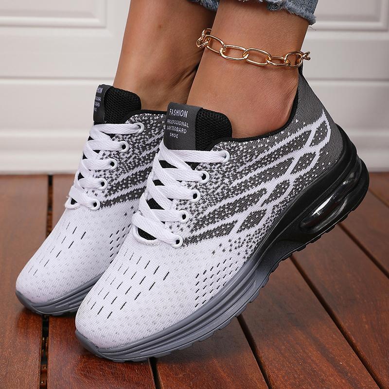 Walking Shoes Air Cushion Running Shoes Women Mesh Anti-Slip Wear-Resistant Breathable Casual Sneakers Women Shoes