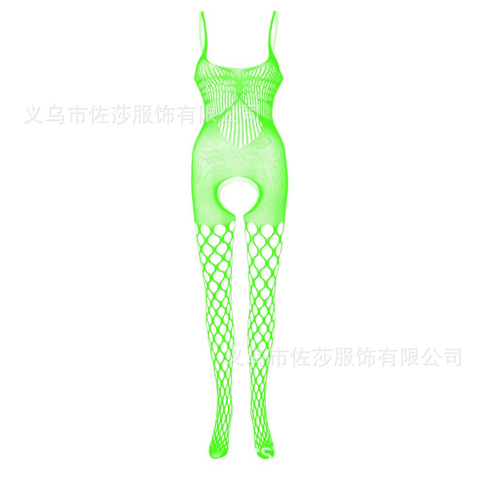 Sex underwear stockings new suspender jacquard hollow sexy net socks onesie net coat