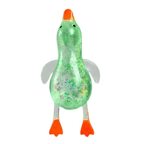 Třpytivá kachnička Fidget Hračka na odbourání stresu Průhledná kachnička Senzorická hračka Zvířátko na dekompresi Míček na stres Party drobnosti Výplň velikonočního košíku