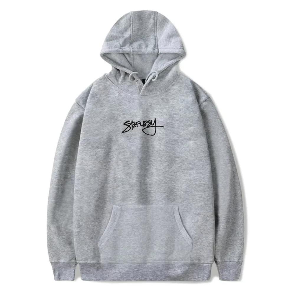 2025 STEFUSSY Merch Hooded Sweatshirt Men's Long-sleeved Sweatshirt Fashion Hooded Sweatshirt Long-sleeved Autumn and Winter
