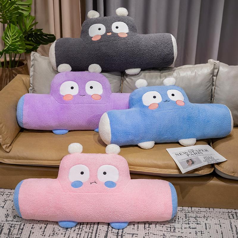 Cartoon Car Cushion Home Bedside Long Pillow Office Seat Waist Cushion Girls Use Sleeping Pillow