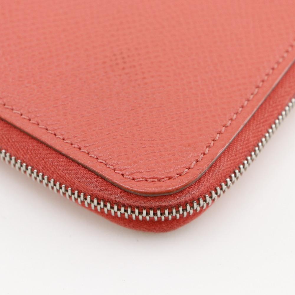 HERMES Azap long silk in Purse Rose Jaipur pink Epsom Women Used