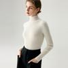 Women's High Neck 100% Pure Cashmere Sweater - Thickened, Slimming, Warm Knit Base Layer