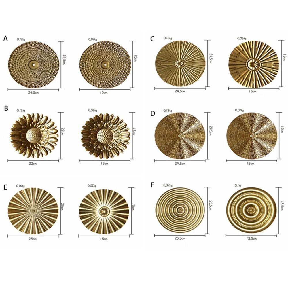 Design Background Irregular Round Wall Decor Wall Pendants Wall Ornaments Sofa Ornaments Disc