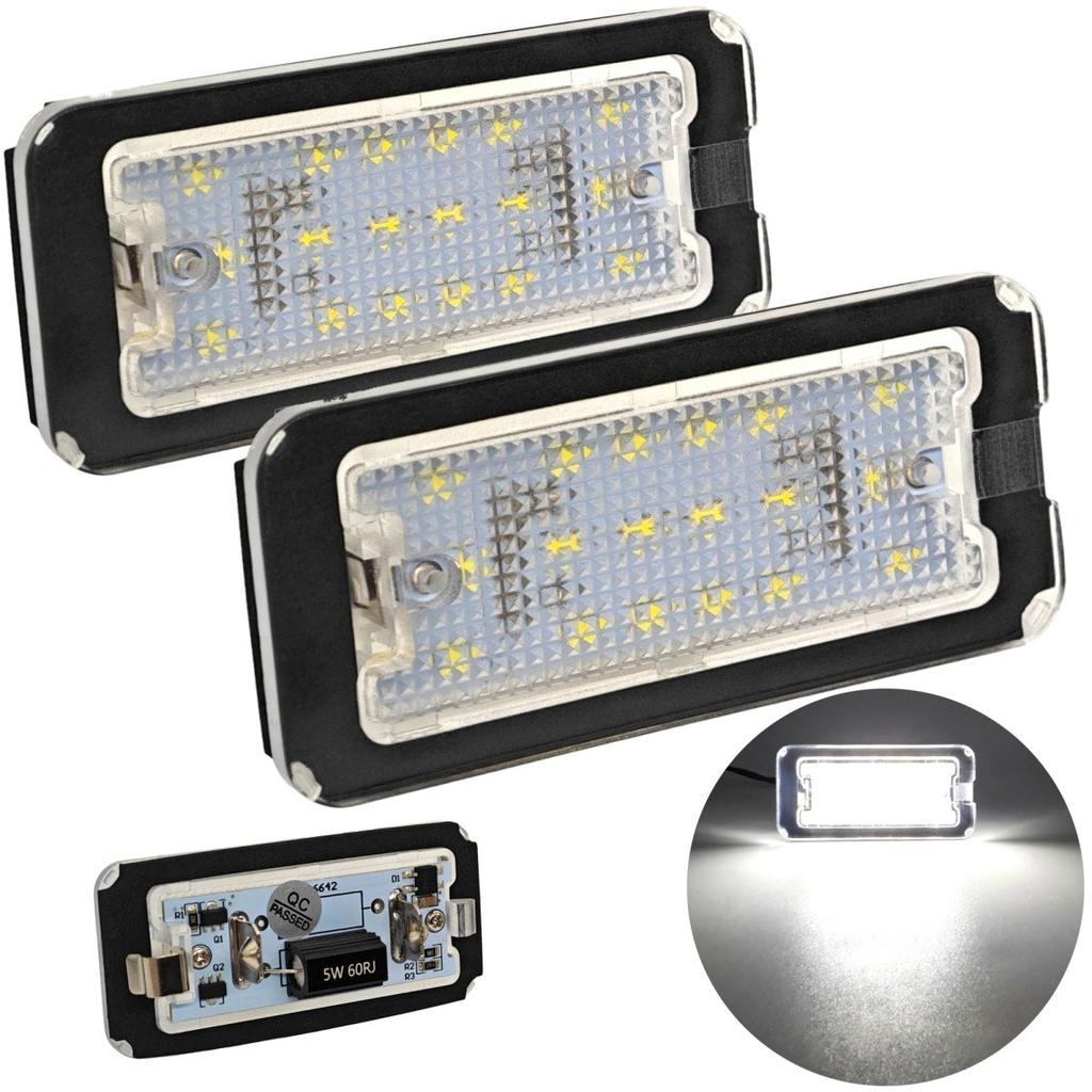 Fiat Compatible LED License Plate Lights, 2 Pcs Off-Road