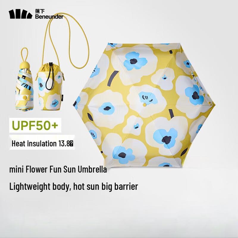 Beneunder BM526 UV Protection 5-Fold Sun/Rain Umbrella