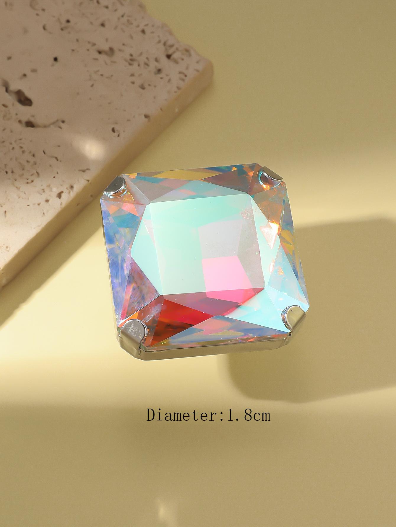 Open Square Statement Ring - Fashionable  Minimalist  Versatile  and Luxuriously Chic