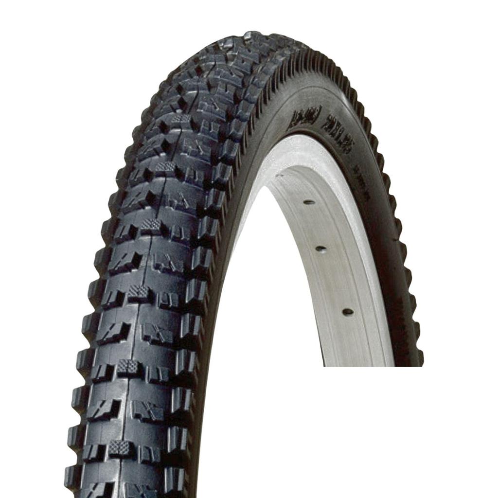 RITEWAY ZIT24 MTB Block Tire, 24-inch X 2.1, Black