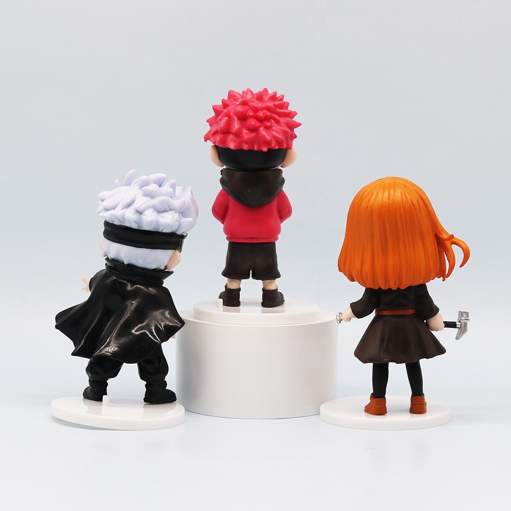 7ks/sada anime džúdžucu kaisen gojo satoru PVC modely ozdoby pro děti narozeninové vánoční dárky