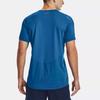 Under Armour Rush 2.0 Vent Solid Training Short Sleeve T-Shirt Men Tops Cruise-Ship-Blue 1370317-899