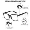2PCS Multifocal Progressive Reading Glasses for Men & Women Blue Light Blocking Bifocal Presbyopia Glasses (+1.0 to +3.0)