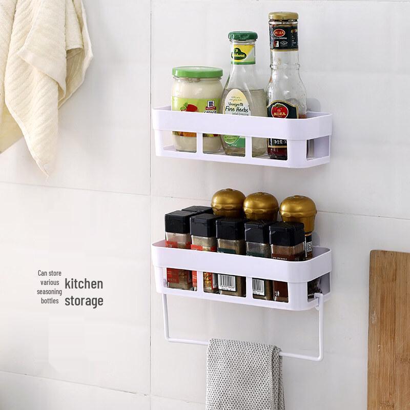 LIEI Suction Cup Wall-Mounted Bathroom Storage Shelf
