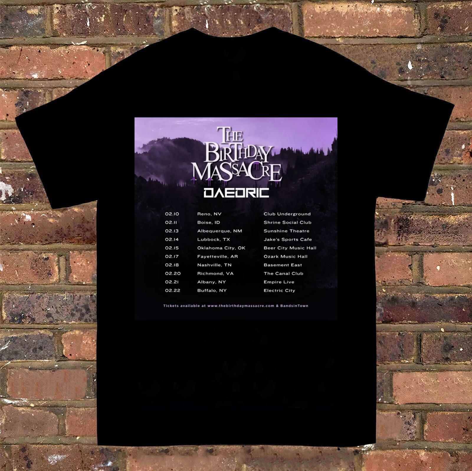 The Birthday Massacre Dark Winter Tour Gift For Christmas T-shirt S to 5xL S6578 S разноцветный