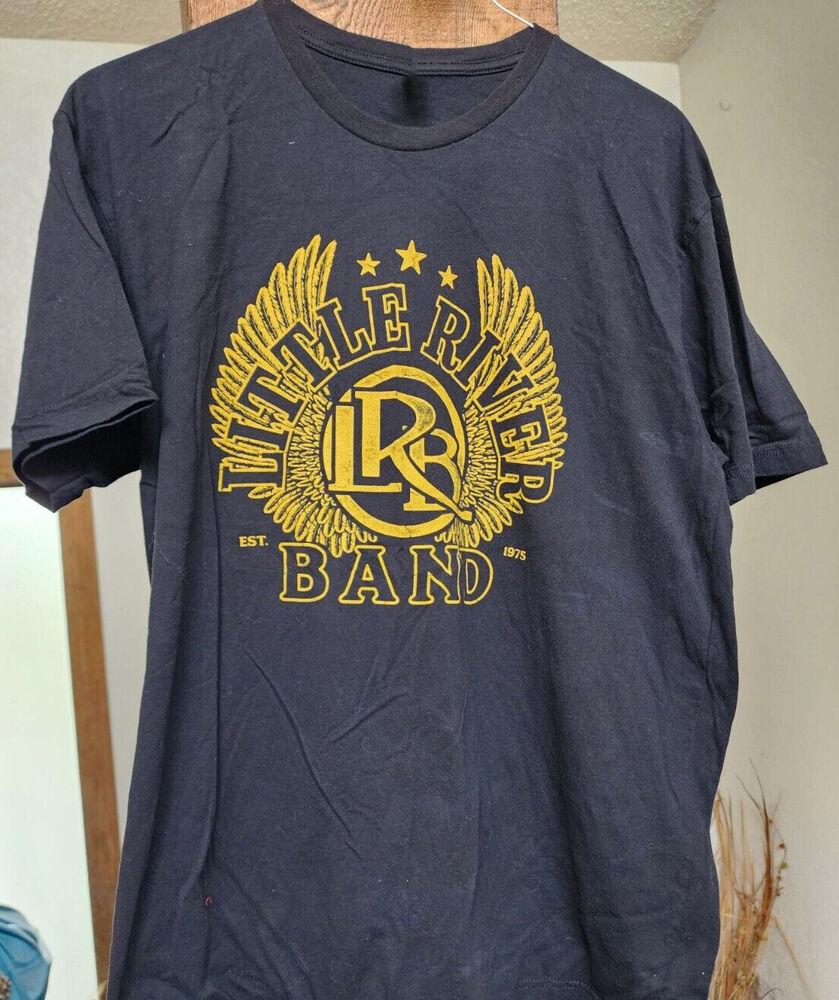 1975 Retro Little River Band Shirt Short Sleeve Black Unisex S-5XL Unisex T-Shirt M