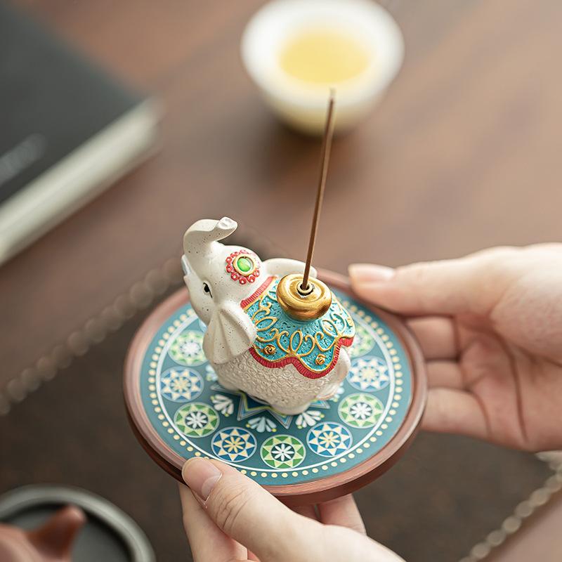 Incense Holder Original Stick Incense Burner Chinese Tea Ceremony Aroma Ornament for Home Tea Table Decor Accessory