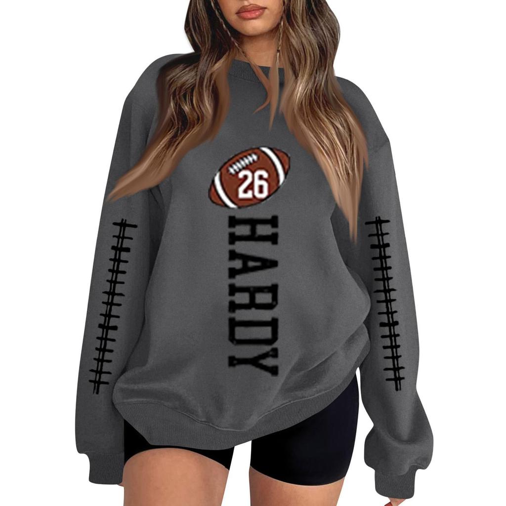 Unisex Lightweight Long Sleeve Round Neck Pullover Sweatshirt with Stylish Print
