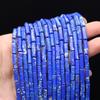 1 Strand Natural Stone Beads Long Cylindrical Crystal Quartz Agate Loose Spacer Beads for Jewelry Making DIY Necklace Bracelet Accessories 7x13 Mm