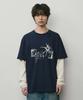 WMC Crew Neck Layered Long Sleeve_Navy