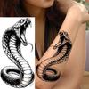 Kreativer Schlangen- & Skorpionblumen-Tattoo-Aufkleber - Temporäres Armdesign