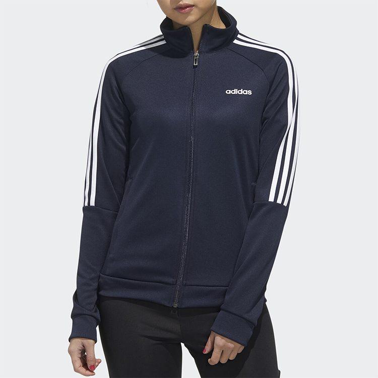 Adidas Jackets Women's Navy Blue Stand Collar Moderate Other FL0171