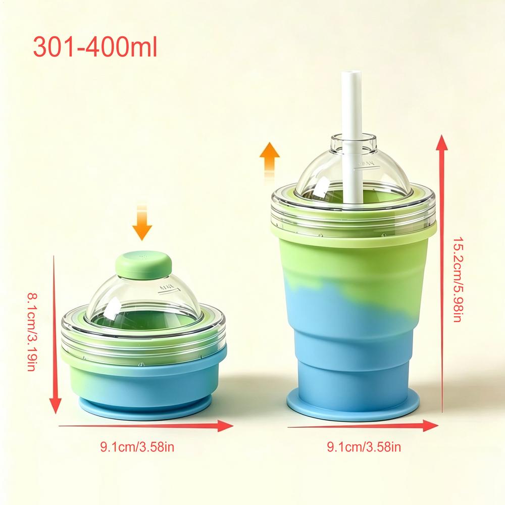 Ice Mold Bottle With Straw Leak-Proof Coffee Drinking Bottle With Lid Ice Sphere Maker Cup For Home Office Dorm Room Travel