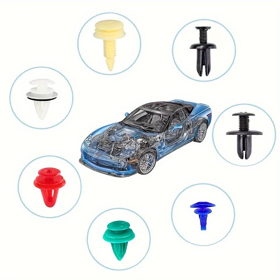 1105Pcs Assorted Car Retainer Clips 4-Layer Plastic Universal Body Parts PP Material Auto Accessories Kit for Various Models