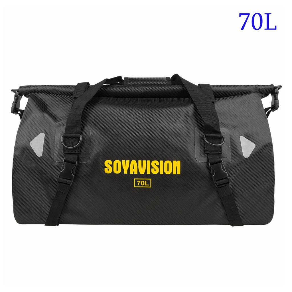 Wasserdichte Motorrad-Hecktasche Reise Outdoor Trockene Gepäckrolle Packtasche 20 /40/66 Motorrad-Gepäckrucksack Motorrad-Sitzbanktasche