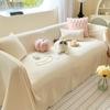 Cream Chenille Sofa Cover All-inclusive One-piece Cover Anti-cat Scratch Sofa Cover Cushion