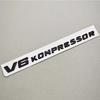 3D ABS Chrom Czarny Stylizacja Samochodu V8 V6 Kompressor Logo Błotnik Boczne Naklejki Odznaki Naklejki Dla Mercedes Benz G63 G500 S500 S680 GT