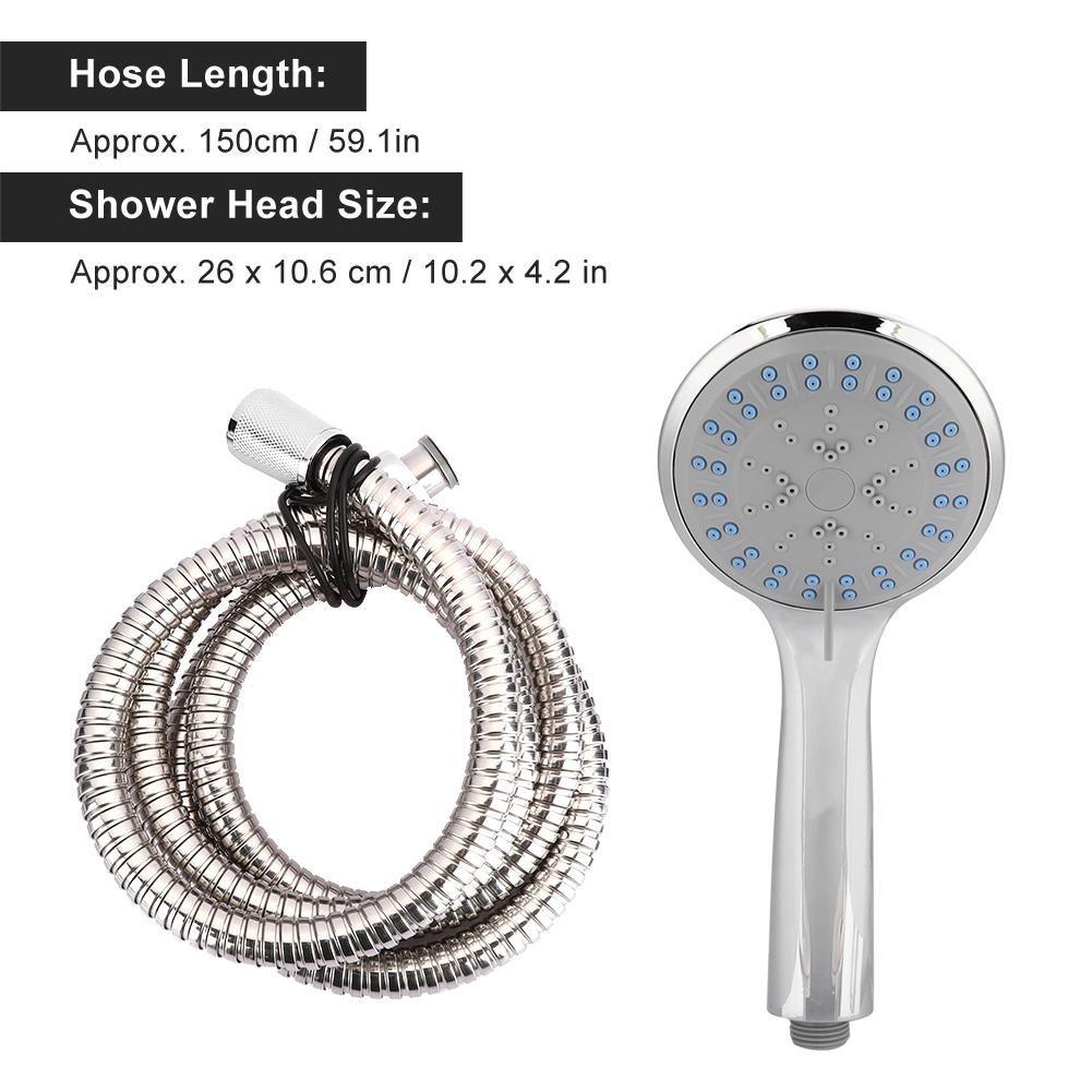 0-0.6Mpa Economie de apă sub presiune Baie 3 funcții Duș de mână cu pulverizator cu furtun