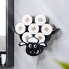 Punch-free Toilet Paper Roll Holder Large Capacity Wall-mounted Toilet Paper Box  Bath