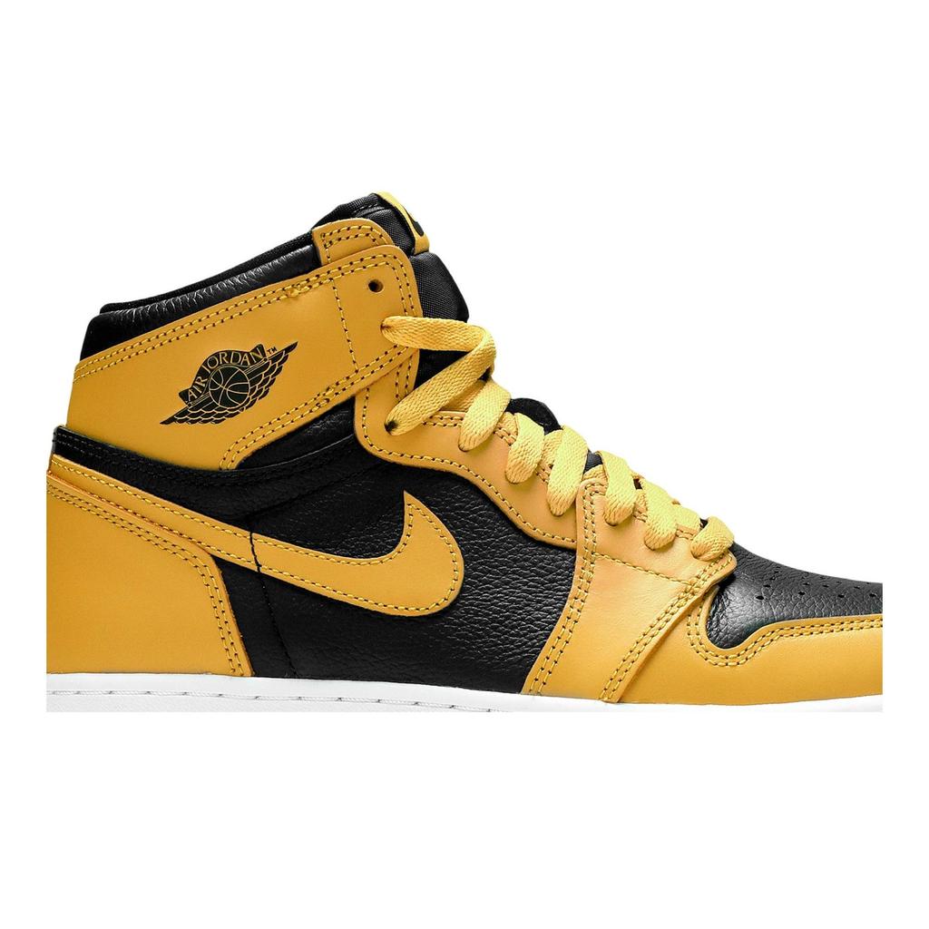 Air Jordan 1 Retro High OG Grade School 'Pollen' (Unisex) Pollen / Black / White Kids' Basketball Shoes 575441 701