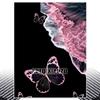 Schwarz-Weiß Moderne Kunst Diamantmalerei Mode Damen Mosaik Diamantstickerei DIY Wohnzimmer Schlafzimmer Ästhetische Dekoration