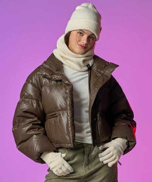 KOLEAT [Set-Up Ver.] Real Knit Women'S Beanie, Gloves, Scarf Set [6 Colors]