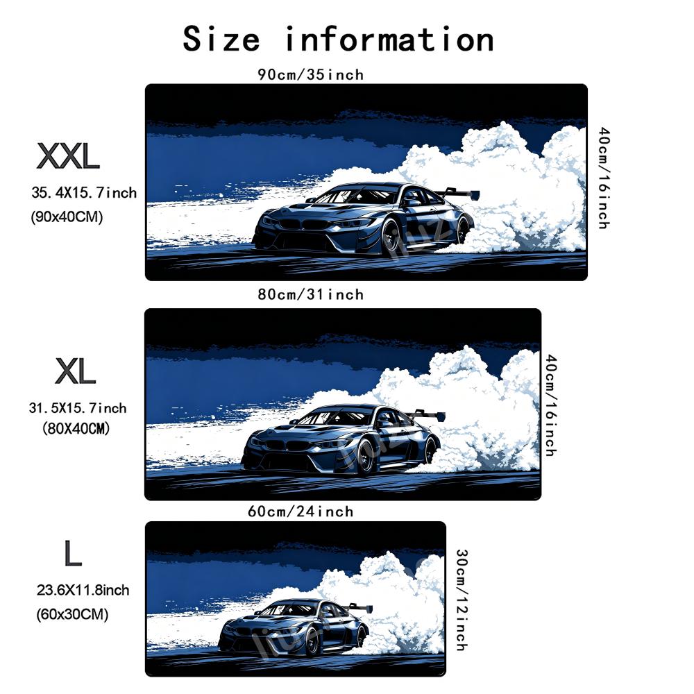 New Arrivals Sports Car Mouse Pad XXL Gaming Accessories Office Gamer Keyboard Desk Mat Non-Slip Laptop Large Anime Mousepad